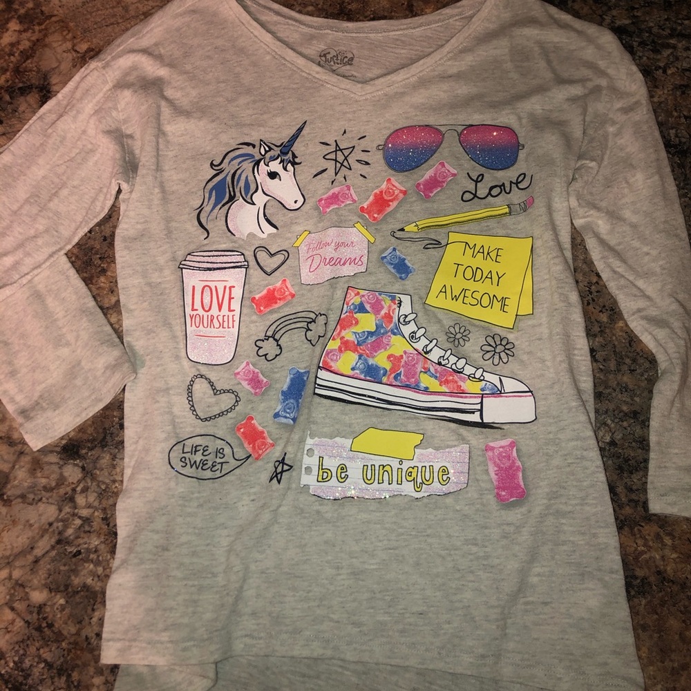 Justice long sleeve shirt